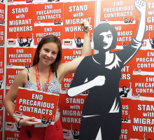 Campaign materials in action